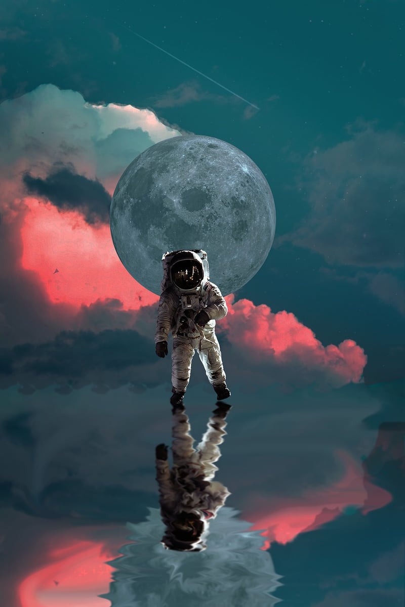 Moon and Night Sky